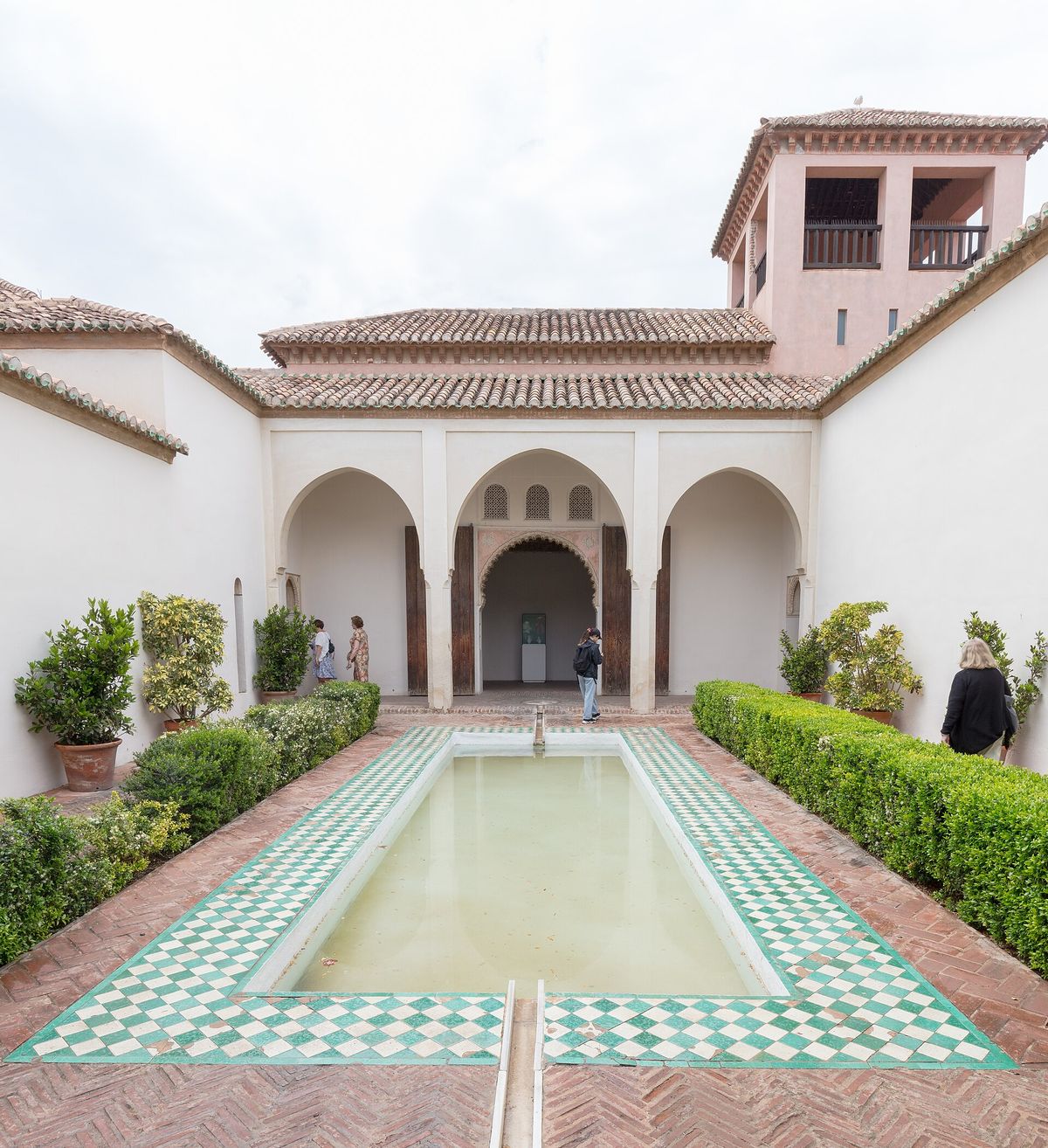 Patio de la Alcazaba de Málaga